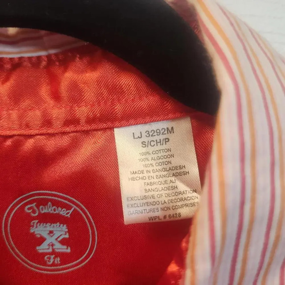 Twenty X Women's Striped Multi-Pattern Tailored Fit Button-Up Shirt Size Small - Picture 3 of 9